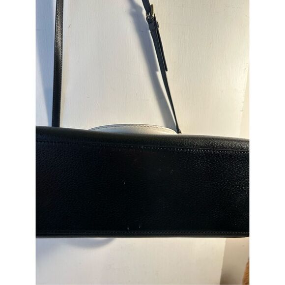 Kate Spade shoulder matching wallet Black White - Picture 7 of 15